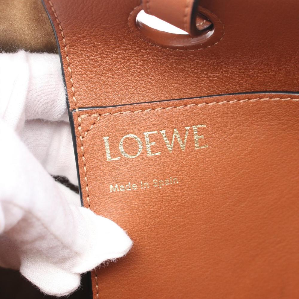 Loewe Bag Tote Anagram Brown Leather - Picture 4 of 10